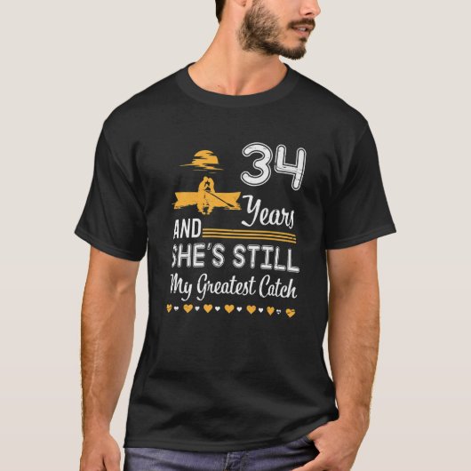 夫妻フィッシャー34年 Tシャツ (正面)