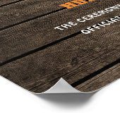 夫妻保保結婚婚姻証明書 ポスター (角)