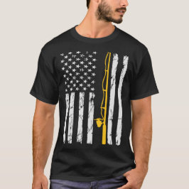 夫妻米国国旗のパトロティックヴィンテージ Tシャツ
