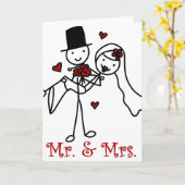 夫妻 カード (黄色い花)