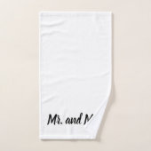 夫妻 バスタオルセット (ハンドタオル)