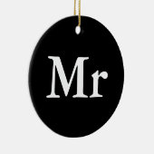 夫妻 |マッエレガントチモダン・カップル セラミックオーナメント (右)