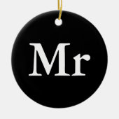 夫妻 |マッエレガントチモダン・カップル セラミックオーナメント (正面)