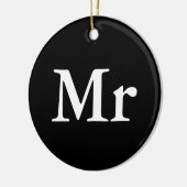 夫妻 |マッエレガントチモダン・カップル セラミックオーナメント (左)