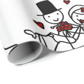 夫妻 ラッピングペーパー (ロールコーナー)