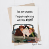 夫婦おもしろい夫婦ユーモアあいさつカード サンキューカード