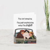 夫婦おもしろい夫婦ユーモアあいさつカード サンキューカード (正面)