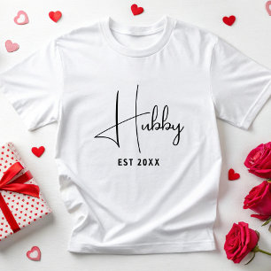 夫婦お揃いのエンゲージメント・ウェディングパーティー・ウェア Tシャツ