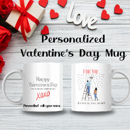 夫婦お洒落「星を奪うぞ」 コーヒーマグカップ