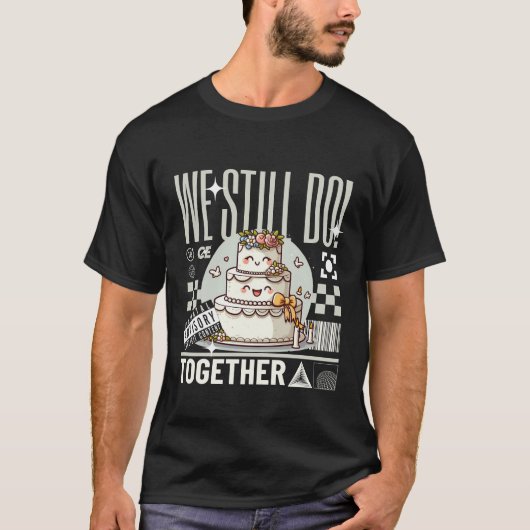 夫婦で一緒にやっていく Tシャツ (正面)