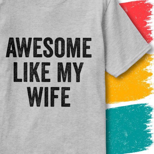 夫婦で面白い名言 ヴィンテージ かっこいい 私の妻みたい Tシャツ