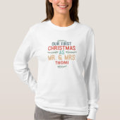 夫婦になって初めてのクリスマス Tシャツ (正面)
