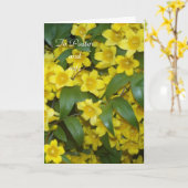 夫婦に カード (黄色い花)
