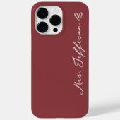 夫婦のためのオーダーメイドの携帯ケースギフト Case-Mate iPhoneケース (裏面)