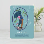 夫婦のシャワー招待状 招待状 (スタンド正面)