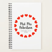 夫婦のスパイラルプランナー結婚夫妻 プランナー手帳 (正面)