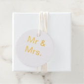 夫婦の名前モノグラム文字ミニマシンプルー フェイバータグ (箱)