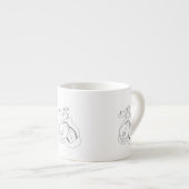 夫婦の周年記念結婚会 エスプレッソカップ (正面右)