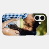 夫婦の姓と写真 Case-Mate iPhoneケース (裏面 (横))