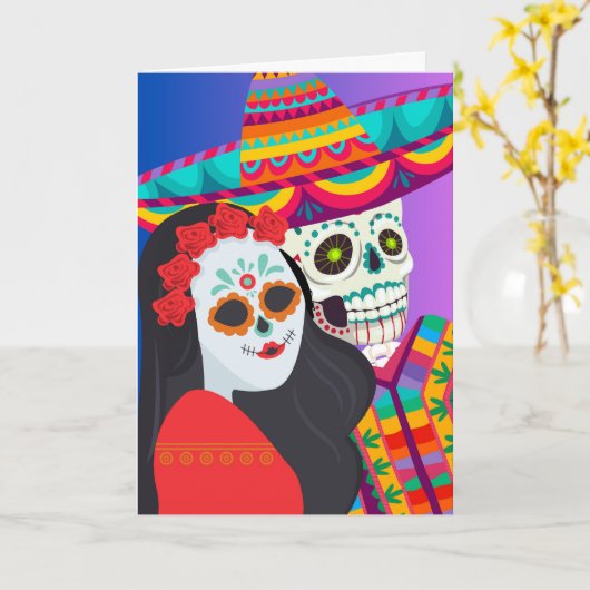 夫婦の挨拶の日 カード (黄色い花)