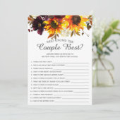 夫婦の最高のブライダル 招待状 (スタンド正面)