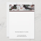 夫婦の結婚式招待状 招待状 (裏面)