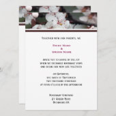 夫婦の結婚式招待状 招待状 (正面/裏面)