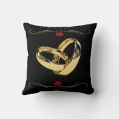 夫婦の結婚記念日の贈り物 クッション (裏面)