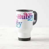 夫婦の結婚記念日 カスタムカラフル トラベルマグ (正面右)