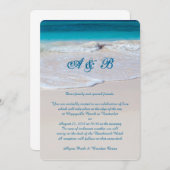 夫婦の結婚誓いの手紙 招待状 (正面/裏面)