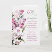 夫婦の結婚60周年記念ラン カード (正面)