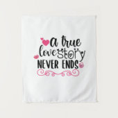 夫婦の芸術は永遠の真の愛の物語 タペストリー (正面)