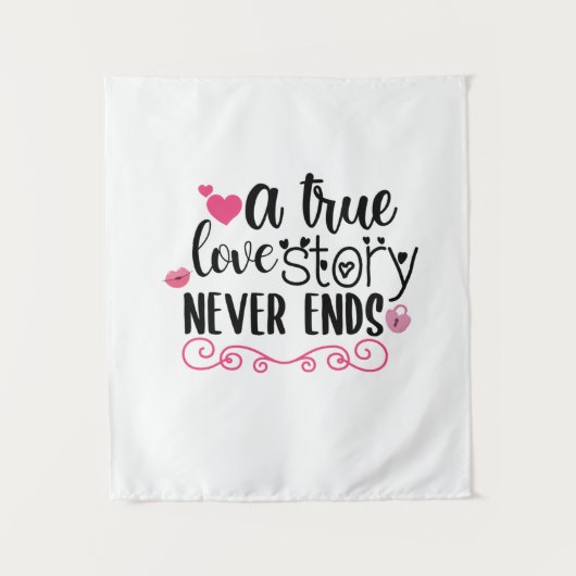 夫婦の芸術は永遠の真の愛の物語 タペストリー (正面)