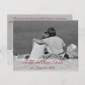 夫婦の誓いの更新招待状 招待状 (正面/裏面)