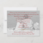 夫婦の誓いを新たにする 座ったままの誓いの更新 招待状 (裏面)