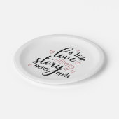 夫婦の贈り物で真の愛の物語は終わらない ペーパープレート (アングル)