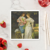 夫婦の間に結婚入る スタンダードランチョンナプキン (インサイチュ)