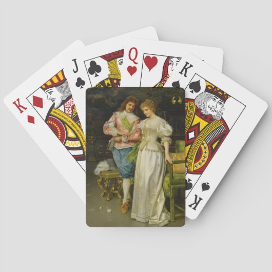 夫婦の間に結婚入る トランプ (裏面)