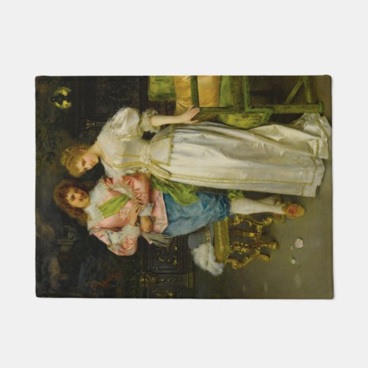 夫婦の間に結婚入る ドアマット (正面)