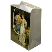 夫婦の間に結婚入る ミディアムペーパーバッグ (裏面アングル)