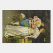 夫婦の間に結婚入る ラッピングペーパーシート (正面3)