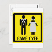 夫婦の間の試合 ポストカード (正面/裏面)