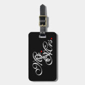 夫婦は新たに夫の妻にな結婚る ラゲッジタグ (正面縦)