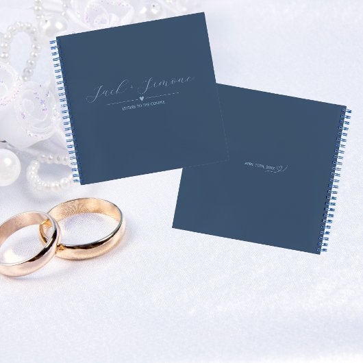 夫婦への手紙 | ゲストノートブック | ダークブルー ノートブック