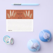 夫婦アドバイスと願い |ブライダルシャワーカード チラシ (シングル)