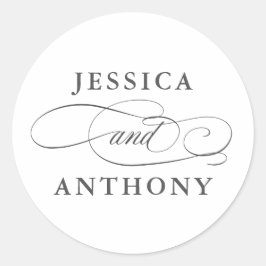 夫婦エレガントの名前との不倫 ラウンドシール