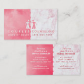 夫婦カウンセリングの名刺 名刺 (正面/裏面)