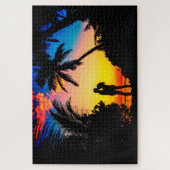 夫婦キスをする ジグソーパズル (縦)