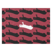 夫婦キスをする テーブルクロス (正面(横))