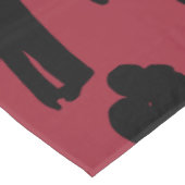 夫婦キスをする テーブルクロス (アングル)